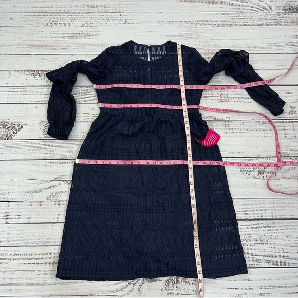 Trunk Turk Women’s Size 2 Wynton Navy Blue Lace Lined Dress New With Tags - Picture 13 of 14